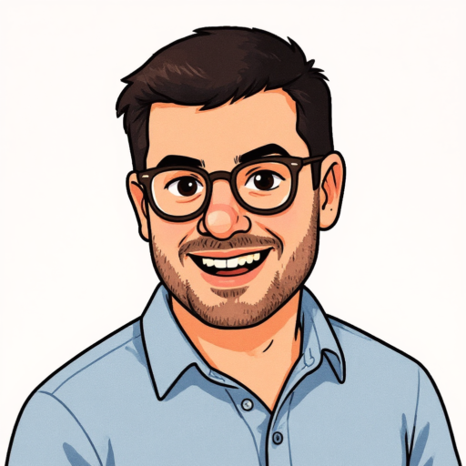 A cartoon-style profile picture of the website's founder, Peter.